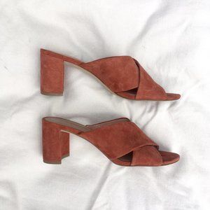 Madewell Suede Block Heel Sandals
